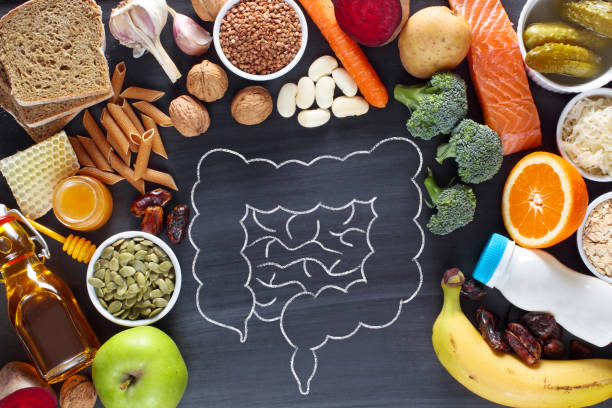 Gut-health promoting fermented foods including yogurt, kefir and kimchi